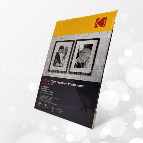 Papel Rc Kodak Satin Photo Paper 270 Grs A4 20 Hjs Semi Mate