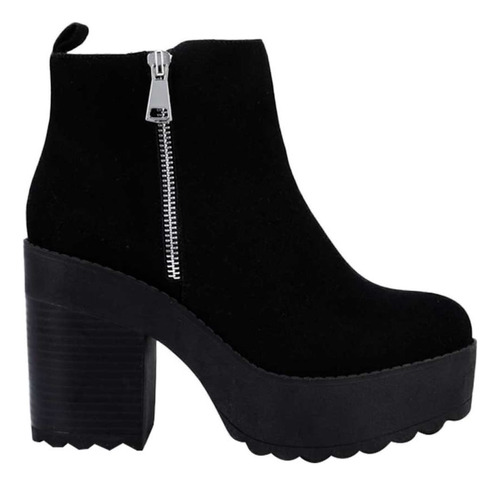 Botas Negras De  Tierra Bendita Dama Estilo Rockero 9aa6