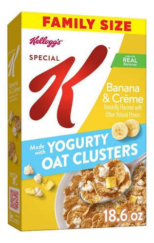 Cereal Kellogg's Importados Varios Sabores Special K Banana And Crème