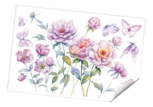 Calcomanías De Pared De Flores Calcomanías De Pared