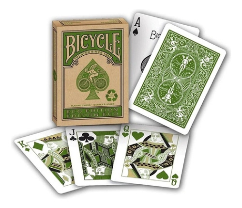 Naipes Bicycle Ecologicas Reciclabes Cartas Poker Baraja Eco