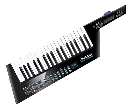 Controlador Keytar Alesis Vortex Wireless 2 Usb Midi Black