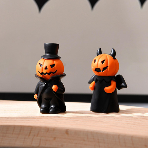 4 Figura De Calabaza En Miniatura, Muñeca De Calabaza