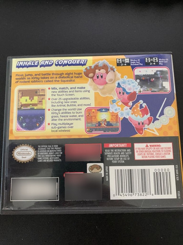 Kirby Squeak Squad Nintendo Ds Caja Y Manual (Usado)