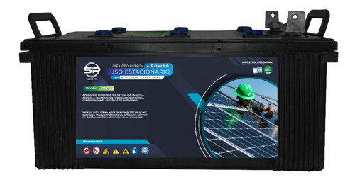 Batería Solar Eólica De Ciclo Profundo Vzh 12 Volts 220 Ah