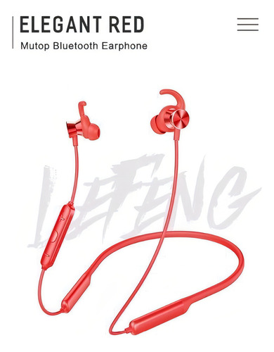 Auriculares Bluetooth Mutop Rock Red
