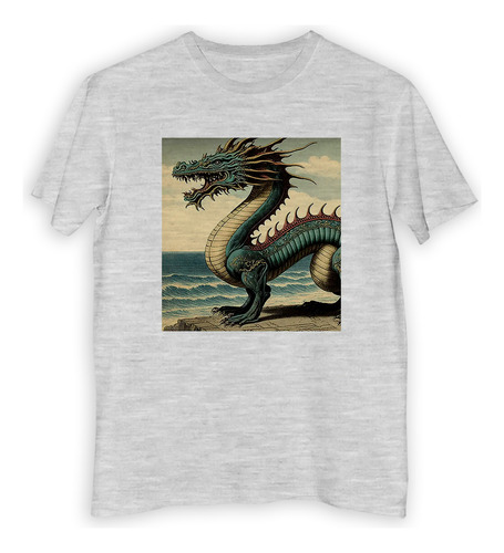 Remera Niño Dragon Chino Ilustracion Arte Antiguo