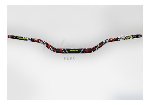 Timon Para Moto Gco Fat Bar Tribal Negro