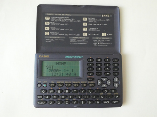 Casio Digital Diary Sf 3700a 64kb (Usado)
