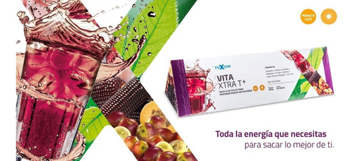 Vita Xtrat Fuxion Bebida Energizante Natural +2 Stick Gratis