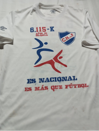Camiseta O Remera De Nacional Uruguay Umbro Algunas Manchita