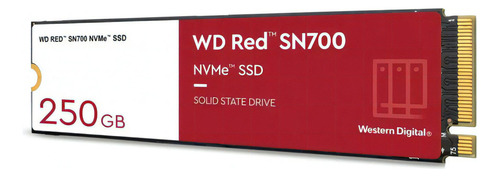 SSD de unidade sólida Nvme Western Digital Red Sn700 de 250 Gb