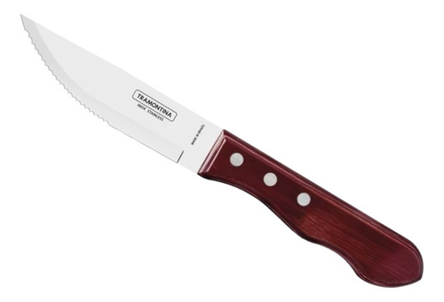 Cuchillo De Asado Jumbo 5   Polywood Cerezo - Tramontina