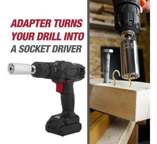 Dado Socket Universal Hyper Tough Dado Y Extension 1/4 A3/4