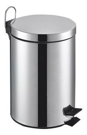 Imagen 4 de 7 de Tacho De Basura Acero Inoxidable 20 Lts Cocina Baño Oficina