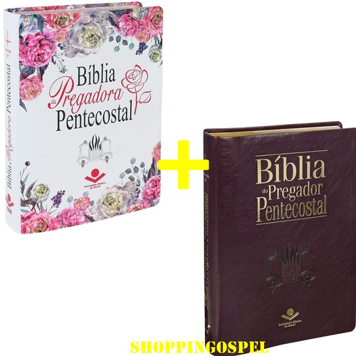 Bíblia Pregador Pentecostal + Pregadora Pentecostal Indice