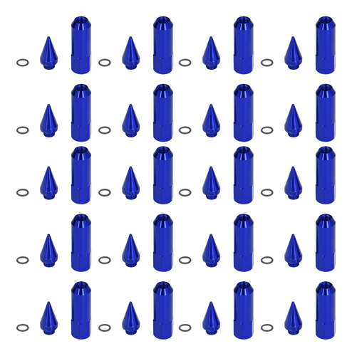 Llantas De Carreras Universales M12 X 1.5 De Blue Spiked Nut