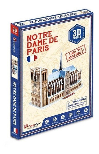 Miniatura - Notre Dame - Puzzle 3d