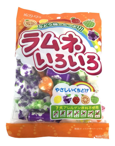 Dulce Kasugai Fruit Ramune Iro Iro Japones