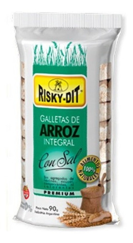 Galletas Redondas Con Sal De Arroz Integral Sin Tacc X100g