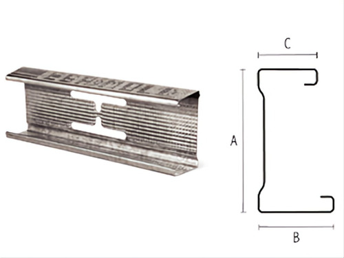 Perfil Montante 69mm X 2.60mts Ega Mold