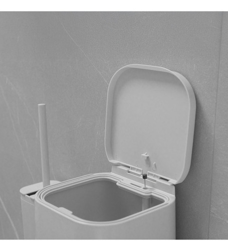 Lixeira de Piso/Parede LX450 Aura 6L - Ou Bege