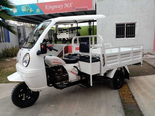 Moto Pick Up Con Cabina Y Asiento Corrido Pasajeros 250cc