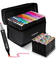 Comprar Set 120 Marcadores Resaltadores Doble Punta Estuche Touch