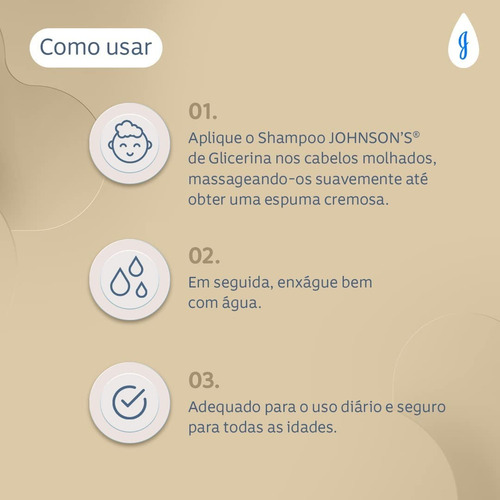 Kit Shampoo Johnson Baby De Glicerina Neutro 200ml E 400ml