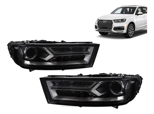 Par Farol Audi Q7 2017 2018 2019 Xenon E Led