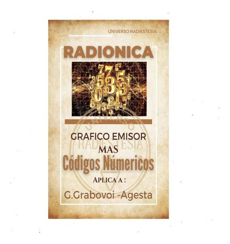 Radiònica ,radiestesia ,péndulo,  Gráfico Y Manual De Uso 
