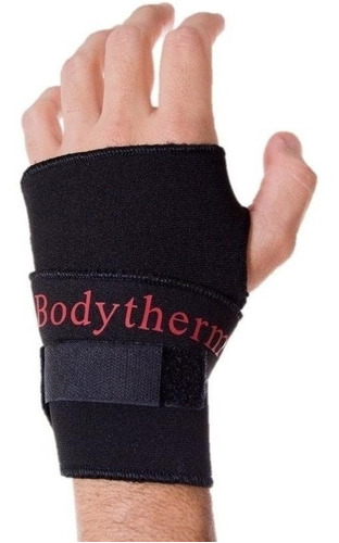 Muñequera Con Dedo Abrojo Gimnasio Pesas Body Therm