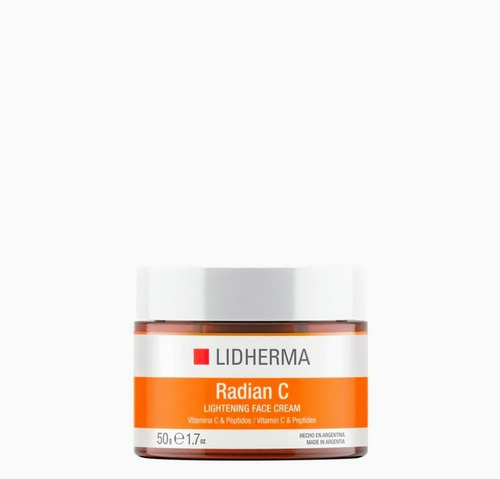 Radian C Face Cream Lidherma 50gr. Vitamina C Y Peptidos.