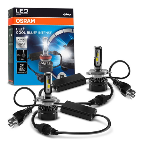 Kit 2 Lampada Onix 2015 2016 Farol Super Led H4 6000k