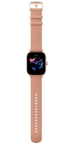 Smartwatch Reloj Amazfit Gts 3 Terra Rosa Gps 1,75 + Cuota Color De La Malla Terra Rosa Color De La Caja Terra Rosa