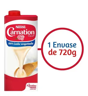 Leche evaporada Nestlé Carnation clavel 720g