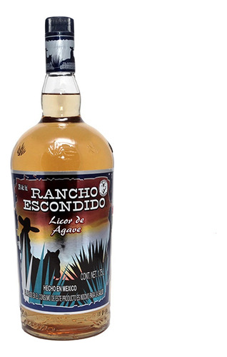 Botella De Licor De Agave Rancho Escondido 1.75 Lt