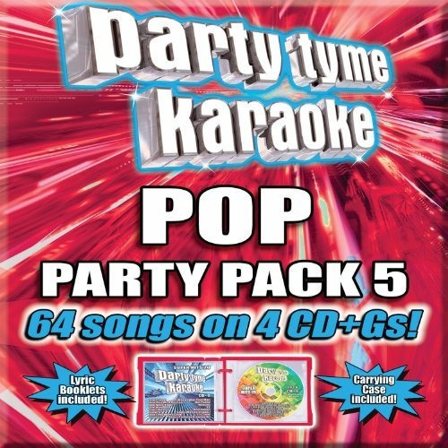 Party Tyme Karaoke - Pop Party Pack 5 4 Cd + G.