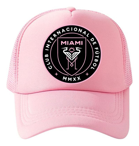 Gorrs Miami Leo Messi Trucker Camionera Pink Series