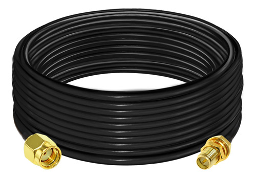 Tuolnk Cable Rpsma Rg58 32.8 Pies (10m) Rp Sma Hembra A Mach