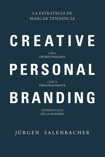 Libro Creative Personal Branding - Salenbacher, Jurguen