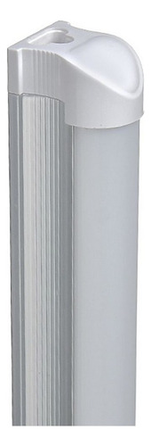 Kit 5 Lampada Led Tubular 120cm Branco Frio Com Calha 20w