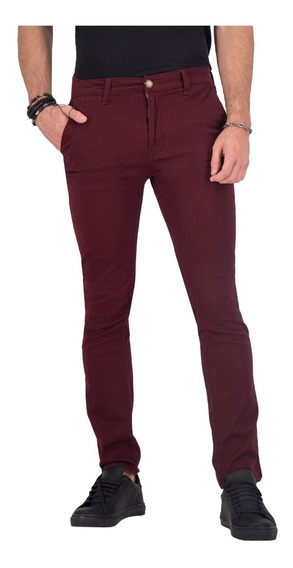 Pantalones Vino Hombre |