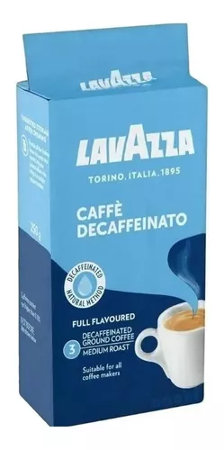 Cafe Lavazza Molido Descafeinado Importado De Italia 250 Grs