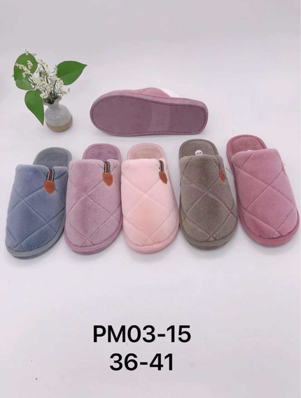 Pm03-25 Pantuflas De Mujer 