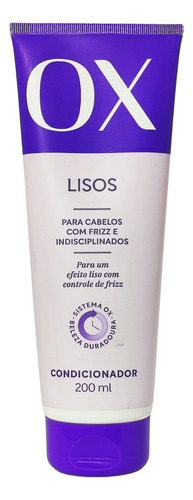 Kit Ox Shampoo E Condicionador Lisos Duradouro 200ml