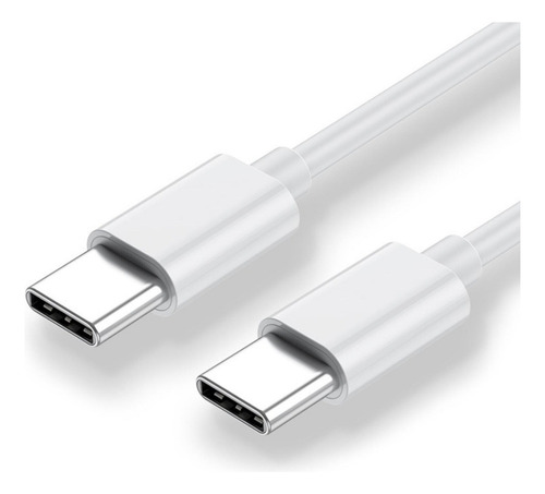 Cable Flexible Tipo C Blanco Para iPhone 15 Plus Y 15 Ultra