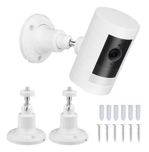Soporte Pared Para Ring Stick Up Cam Cable Bateria Camara Hd