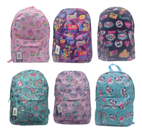 Mochila Escolar Colegio Nena Nene Porta Notebook Babymovil