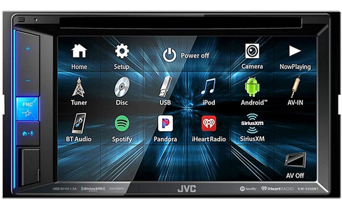 Autoestereo Pantalla Jvc Kw-v250bt 6.2plg Dvd